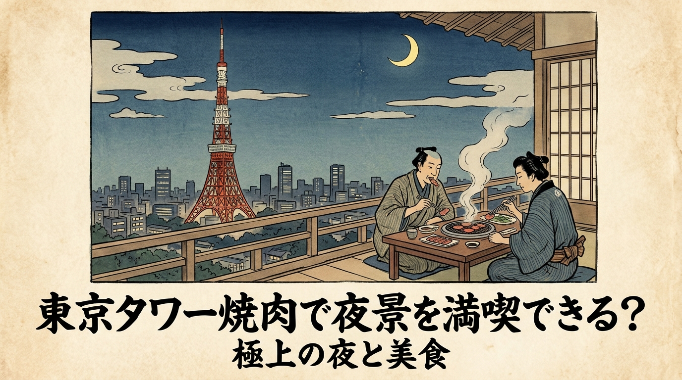 東京タワー焼肉で夜景を満喫できる?