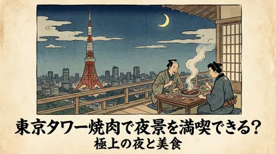東京タワー焼肉で夜景を満喫できる？