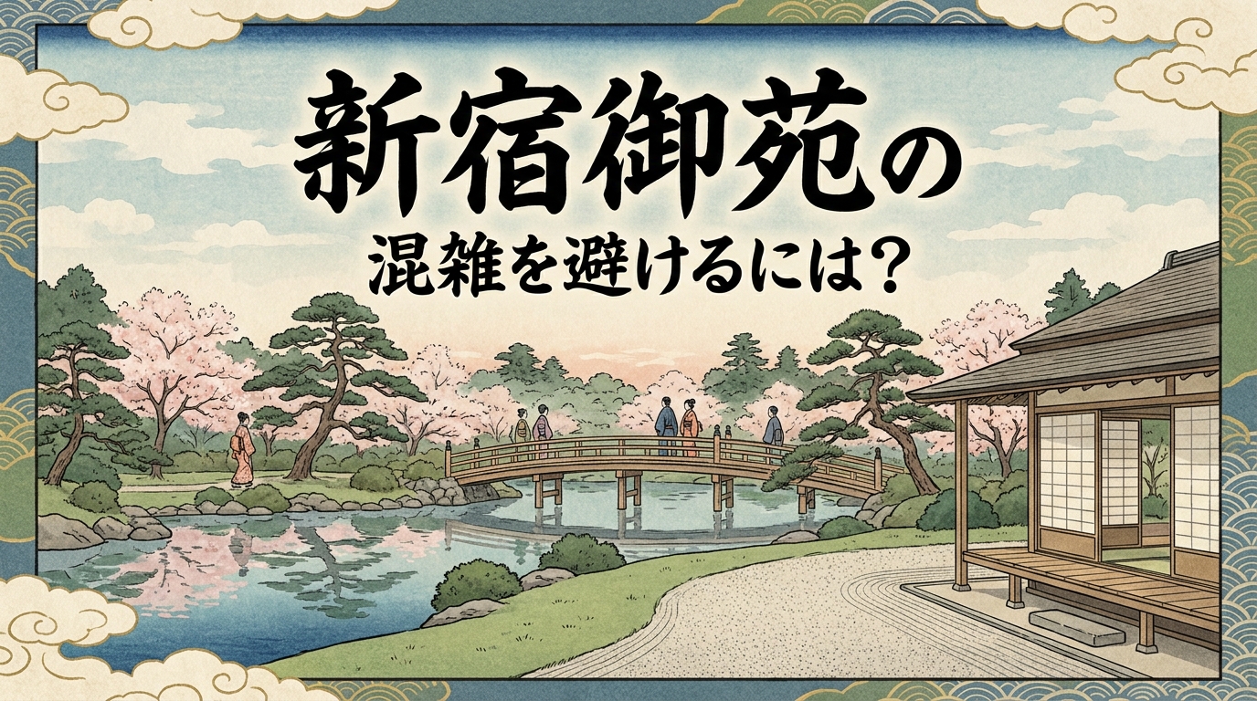 新宿御苑の混雑を避けるには？