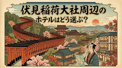 伏見稲荷大社周辺のホテルはどう選ぶ？