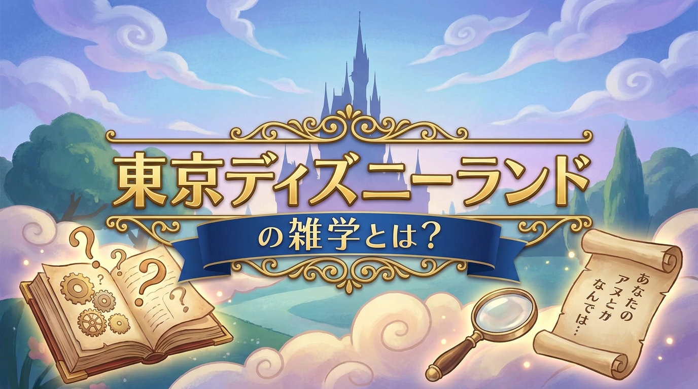 東京ディズニーランドの雑学とは？