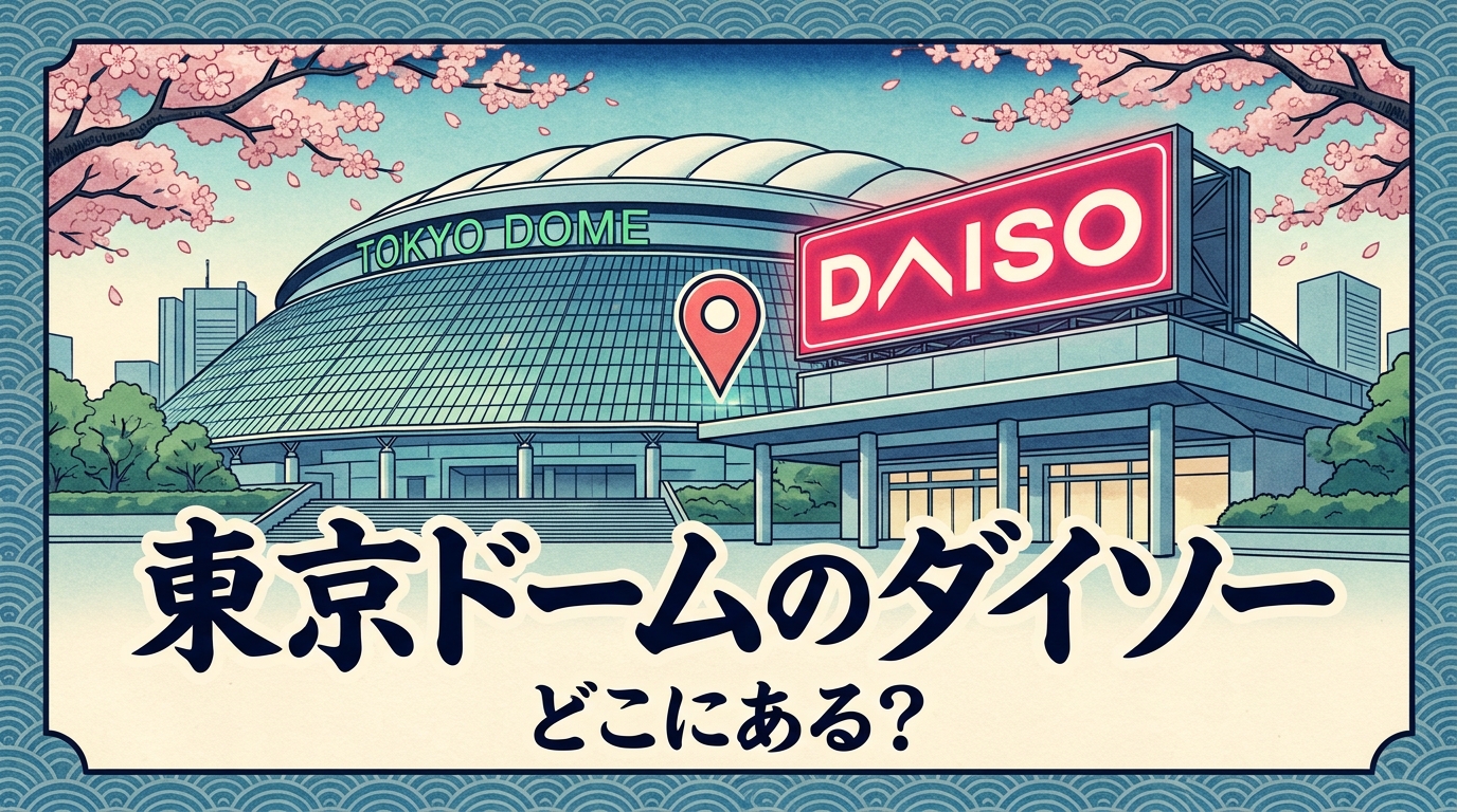 東京ドームのダイソーはどこにある？