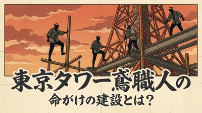 東京タワー鳶職人の命がけの建設とは？