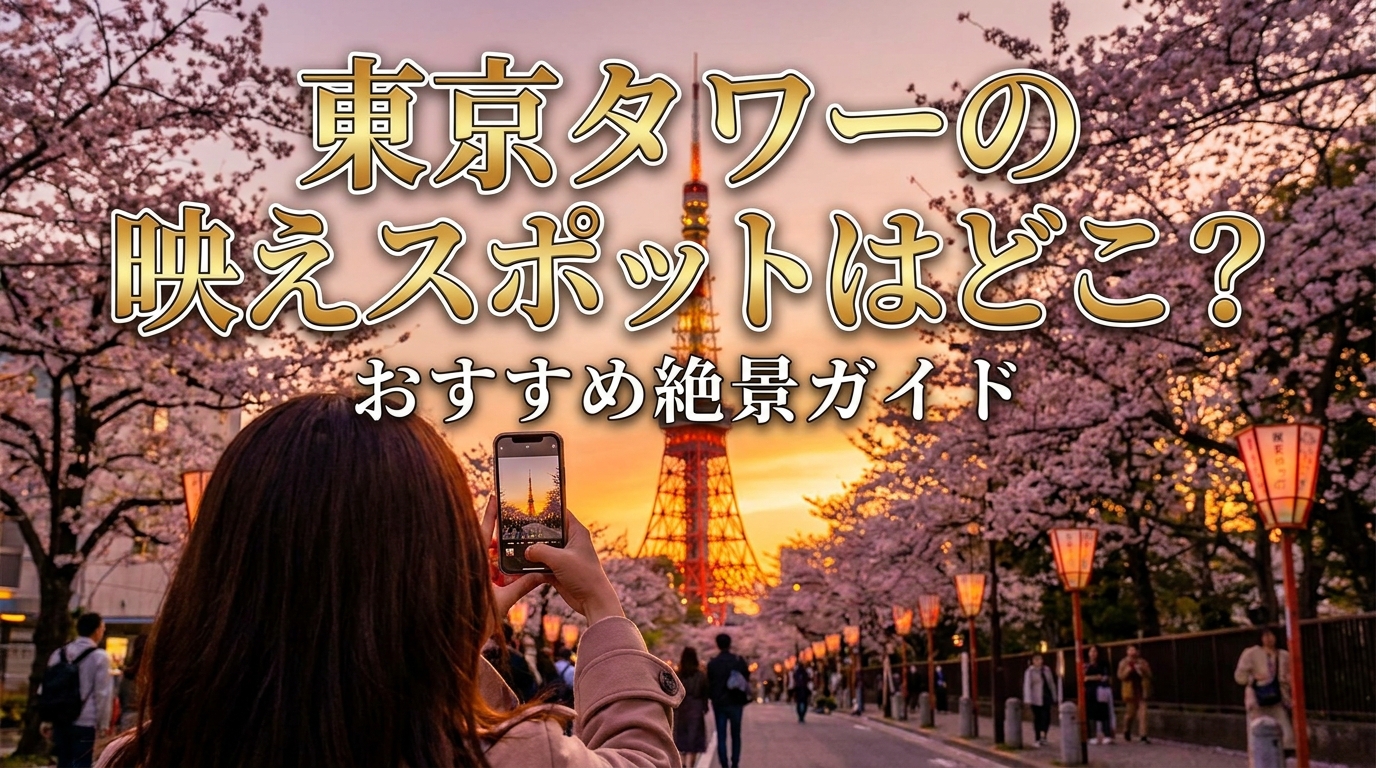 東京タワーの映えスポットはどこ?