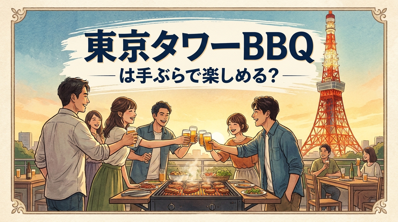 東京タワーBBQは手ぶらで楽しめる？