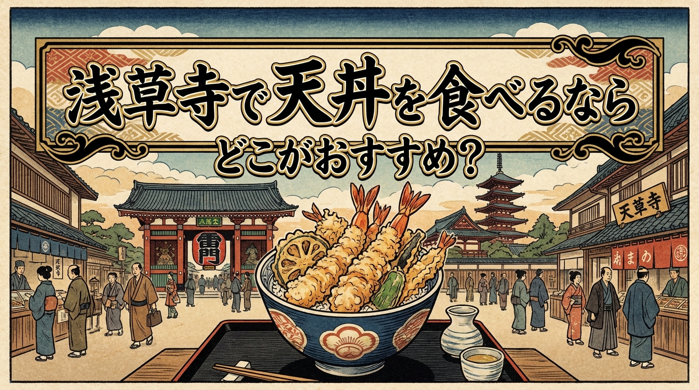 浅草寺で天丼を食べるならどこがおすすめ？