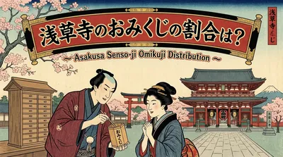 浅草寺のおみくじの割合は？