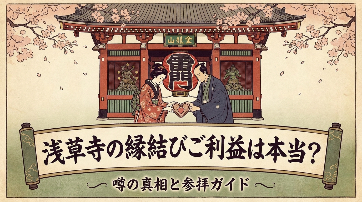 浅草寺の縁結びご利益は本当？