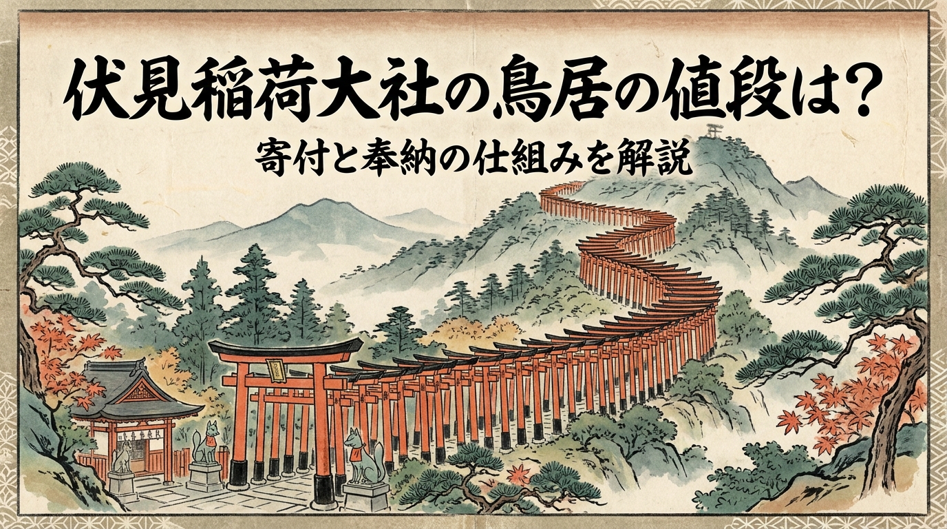 伏見稲荷大社の鳥居の値段は？
