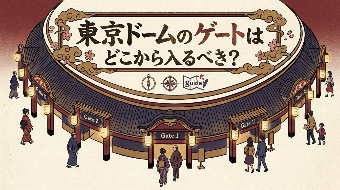 東京ドームのゲートはどこから入るべき?