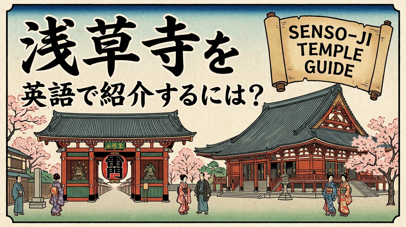浅草寺を英語で紹介するには？