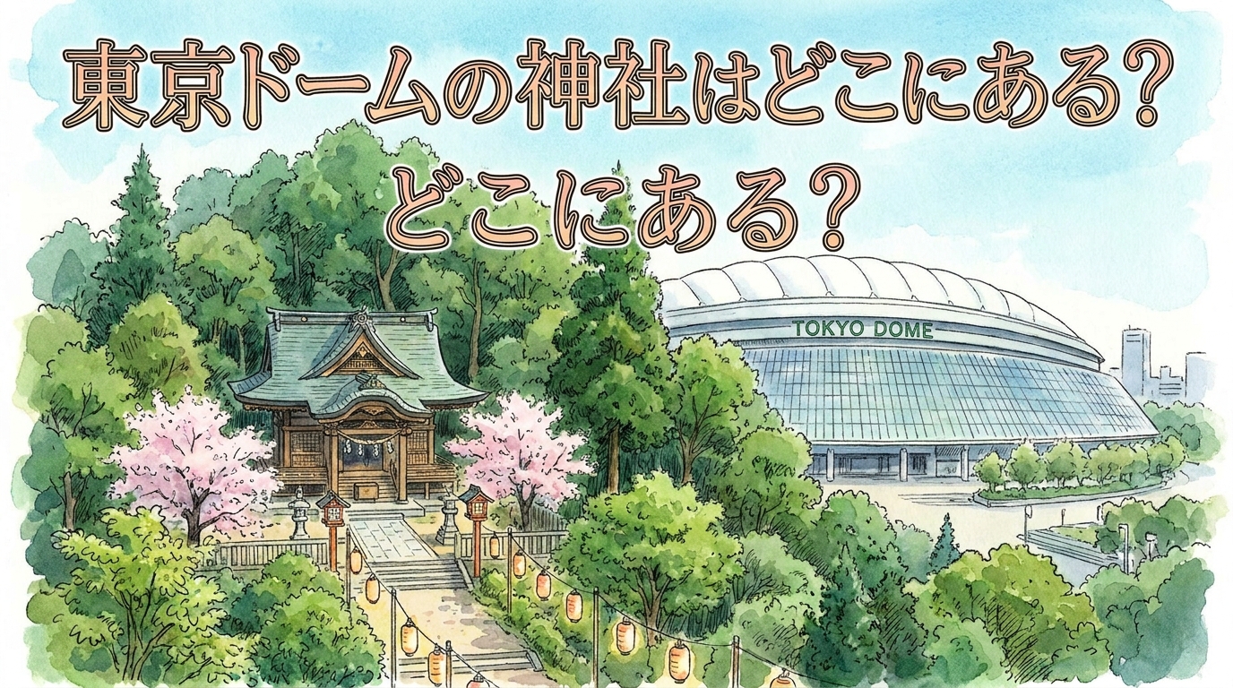 東京ドームの神社はどこにある?