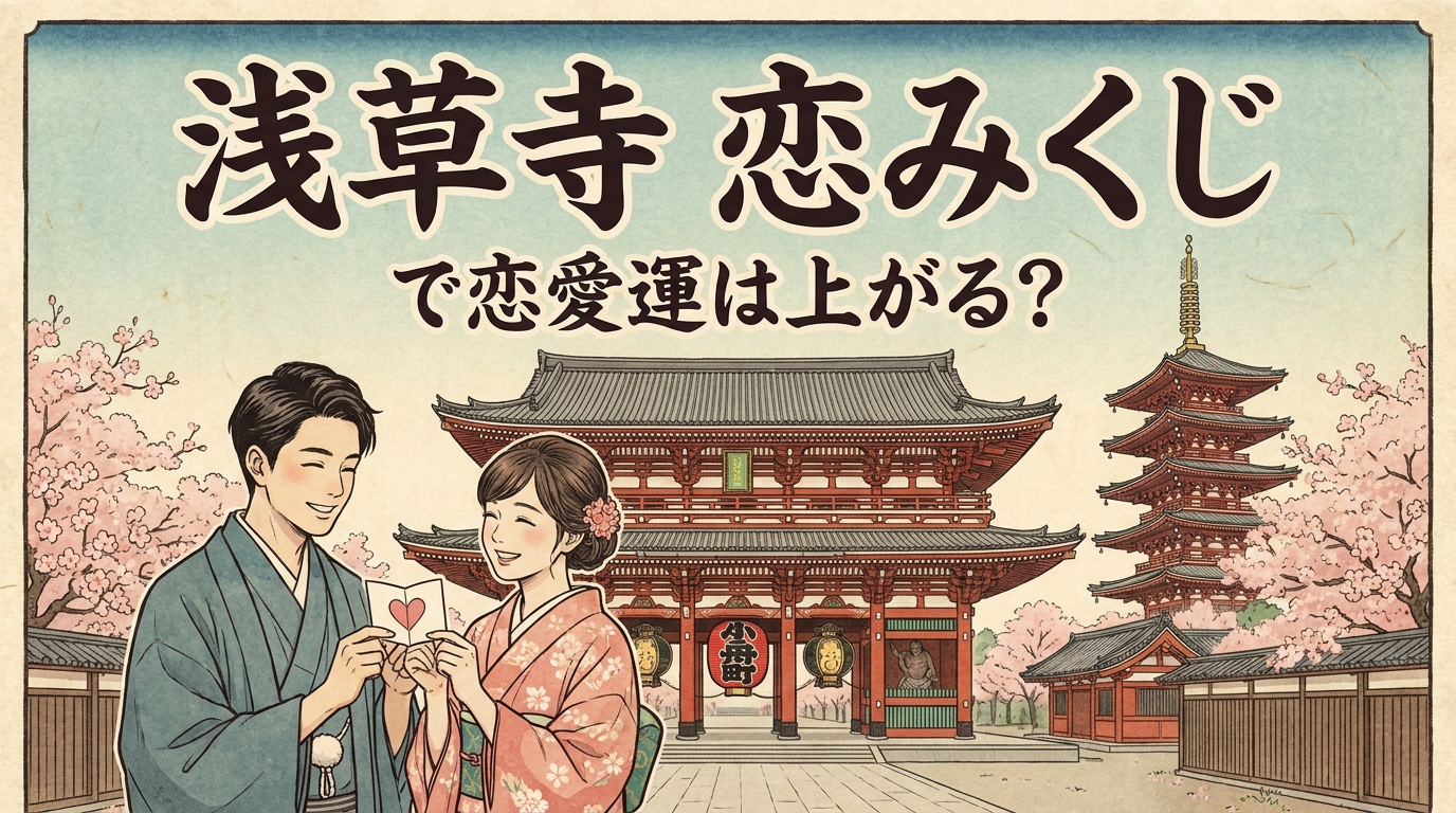 浅草寺 恋みくじで恋愛運は上がる？