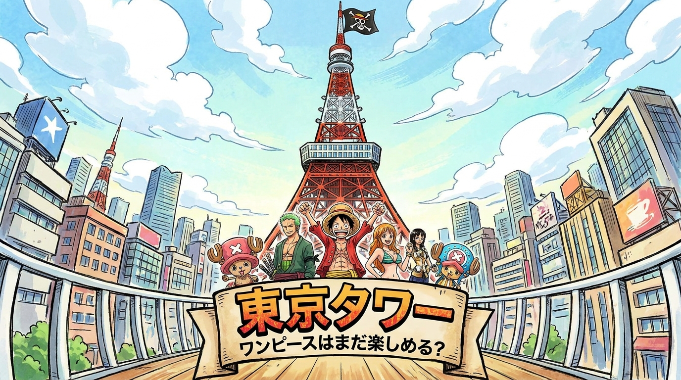 東京タワー ワンピースはまだ楽しめる？