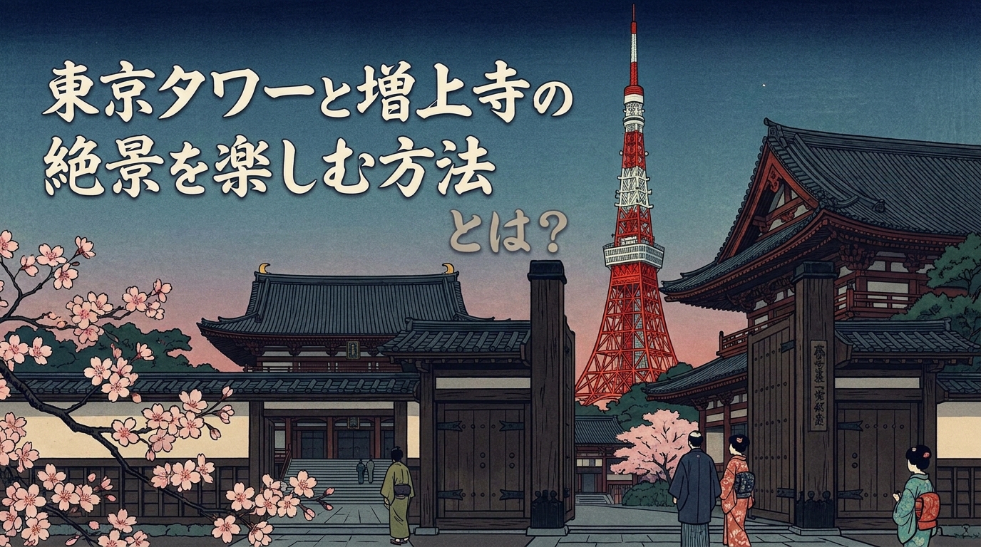 東京タワーと増上寺の絶景を楽しむ方法とは?