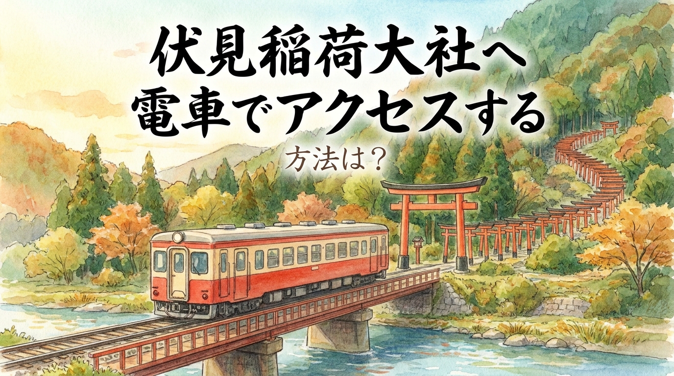 伏見稲荷大社へ電車でアクセスする方法は?