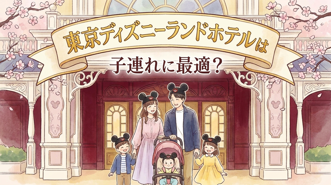 東京ディズニーランドホテルは子連れに最適?