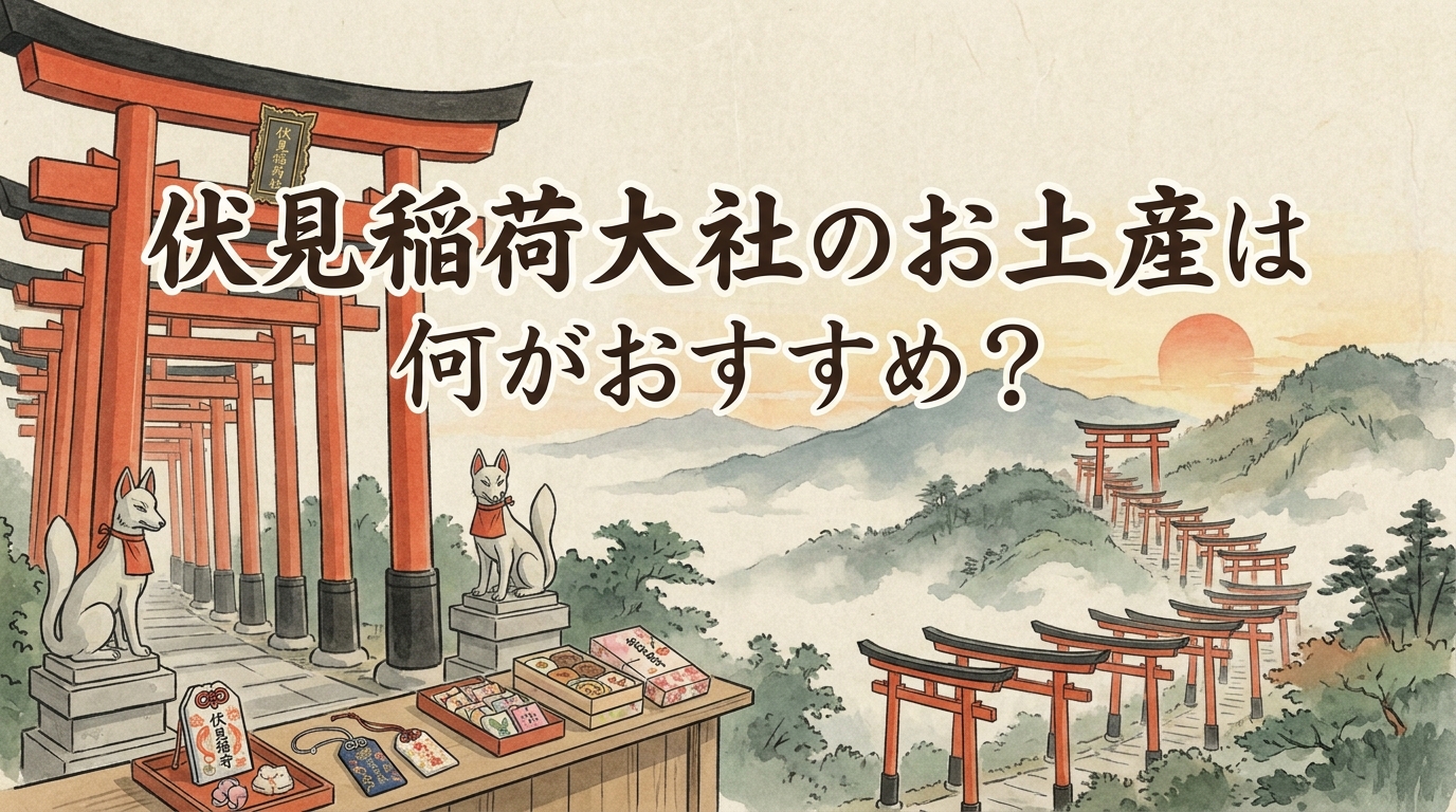 伏見稲荷大社のお土産は何がおすすめ?