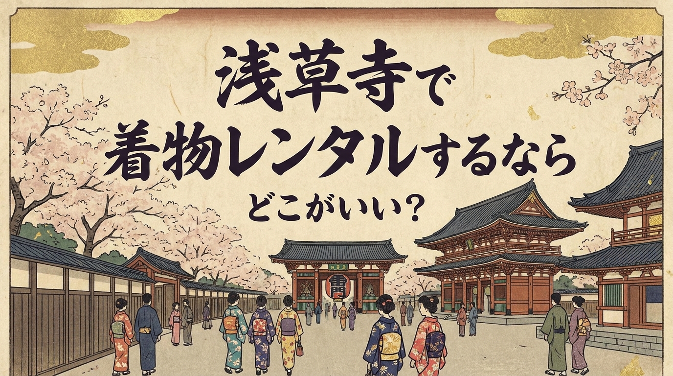 浅草寺で着物レンタルするならどこがいい？