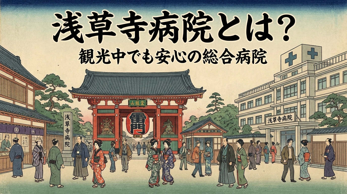 浅草寺病院とは？観光中でも安心の総合病院