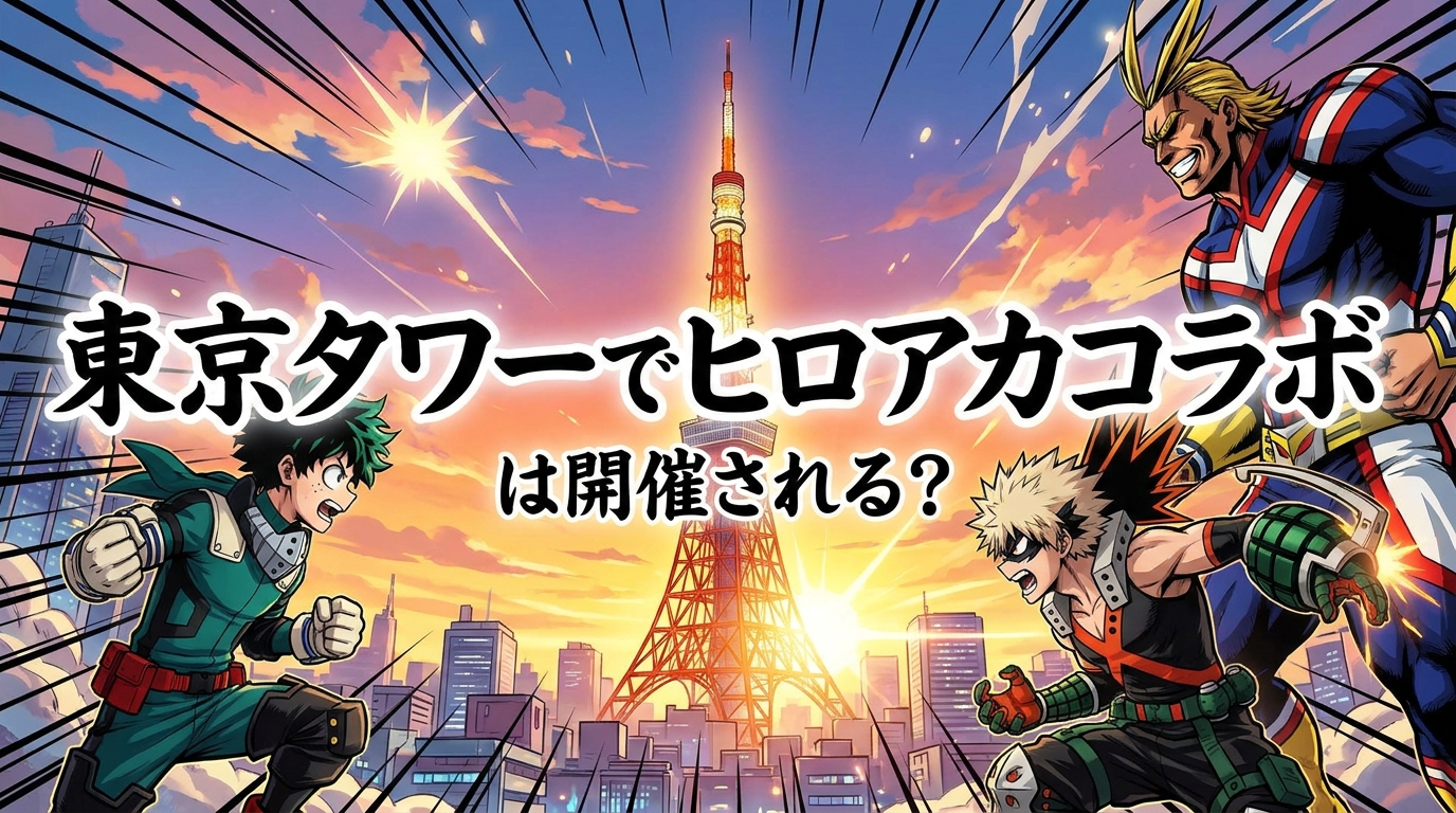 東京タワーでヒロアカコラボは開催される?