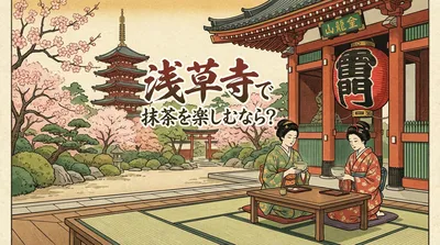 浅草寺で抹茶を楽しむなら？