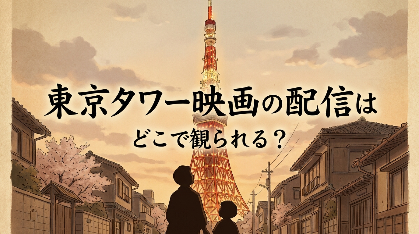 東京タワー映画の配信はどこで観られる？