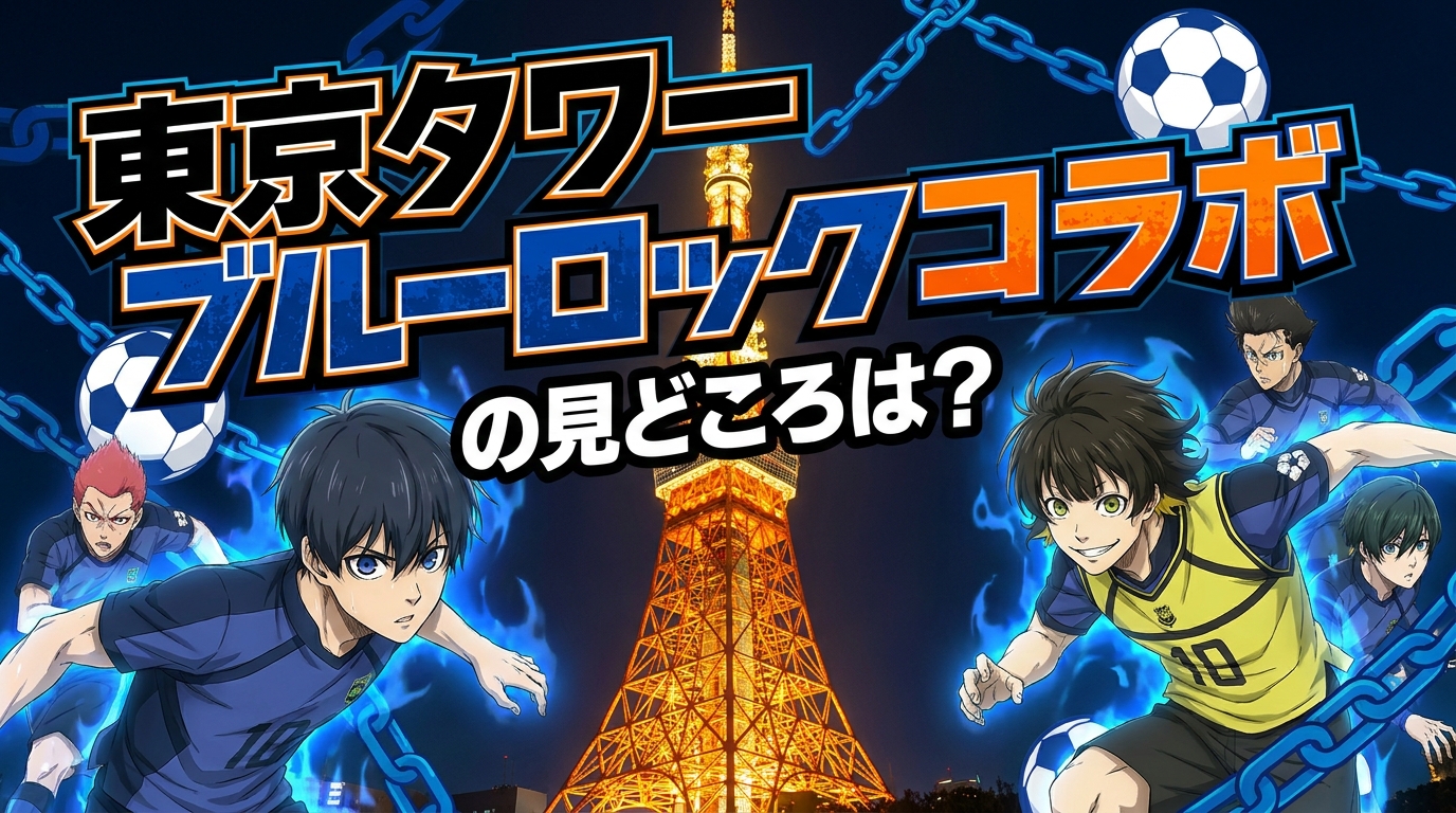 東京タワー ブルーロックコラボの見どころは？