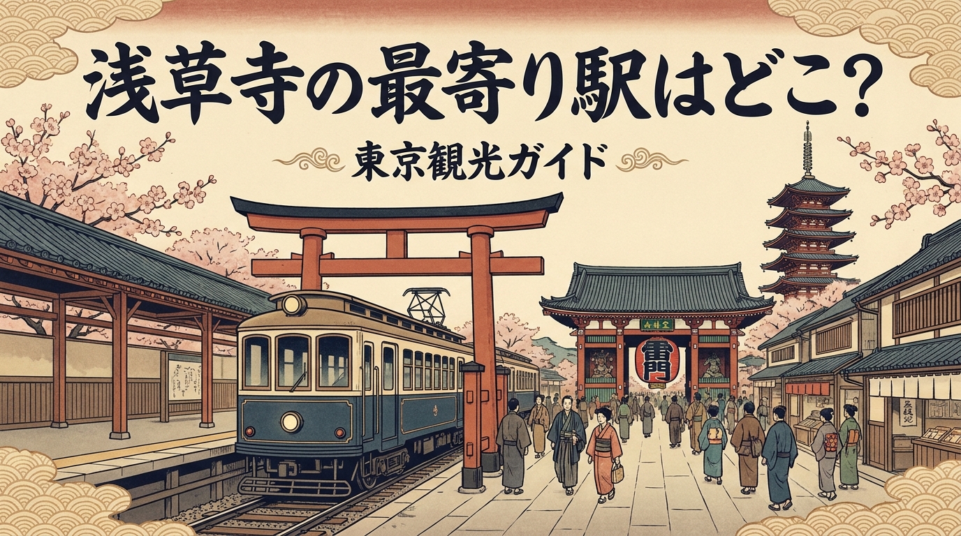 浅草寺の最寄り駅はどこ？