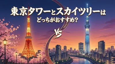 東京タワーとスカイツリーはどっちがおすすめ？