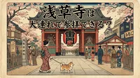 浅草寺は犬連れで参拝できる？