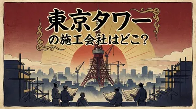 東京タワーの施工会社はどこ？
