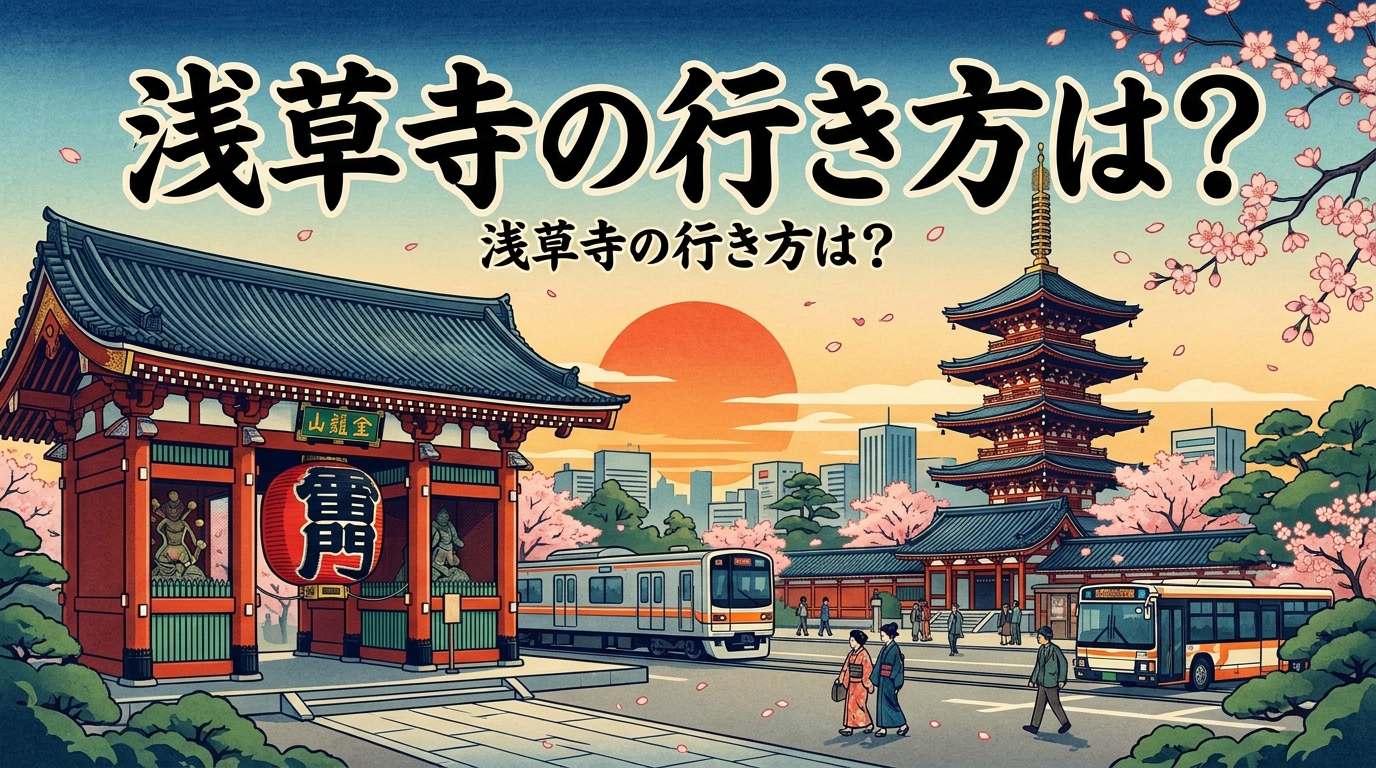 浅草寺の行き方は？