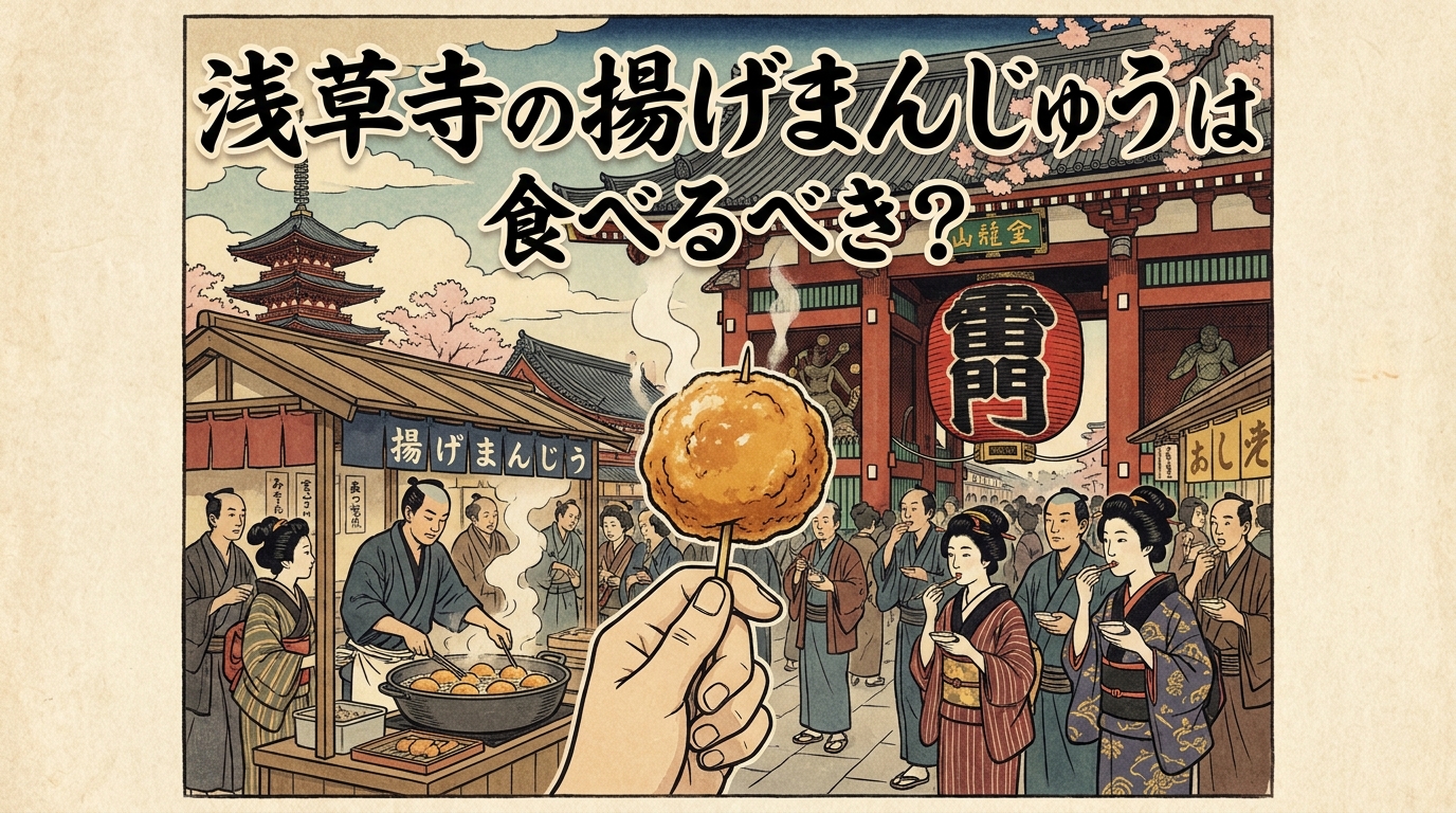 浅草寺の揚げまんじゅうは食べるべき?