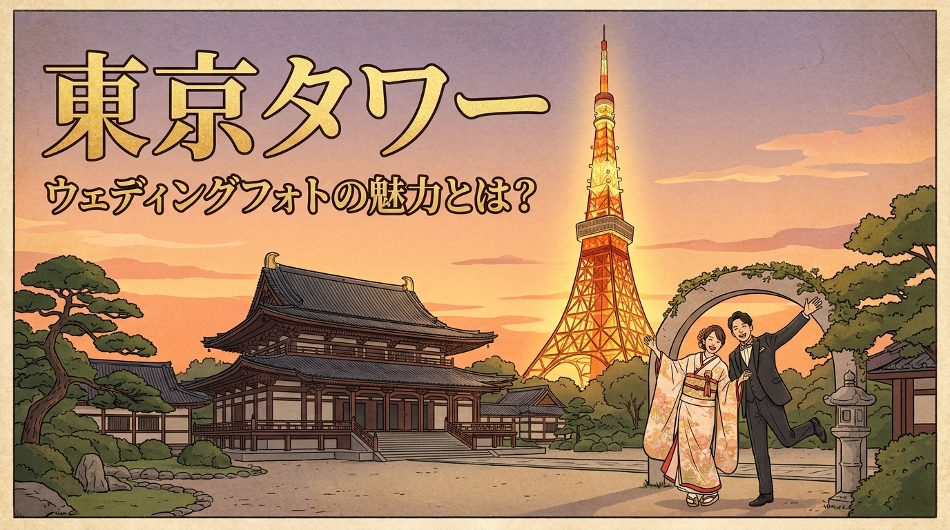 東京タワー ウェディングフォトの魅力とは?