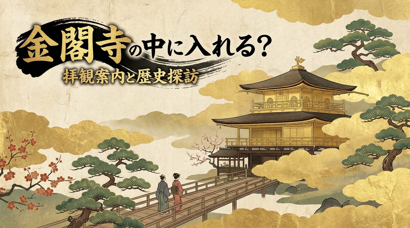 金閣寺の中に入れる?