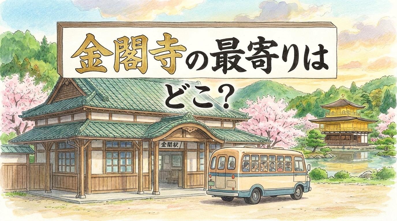 金閣寺の最寄りはどこ?