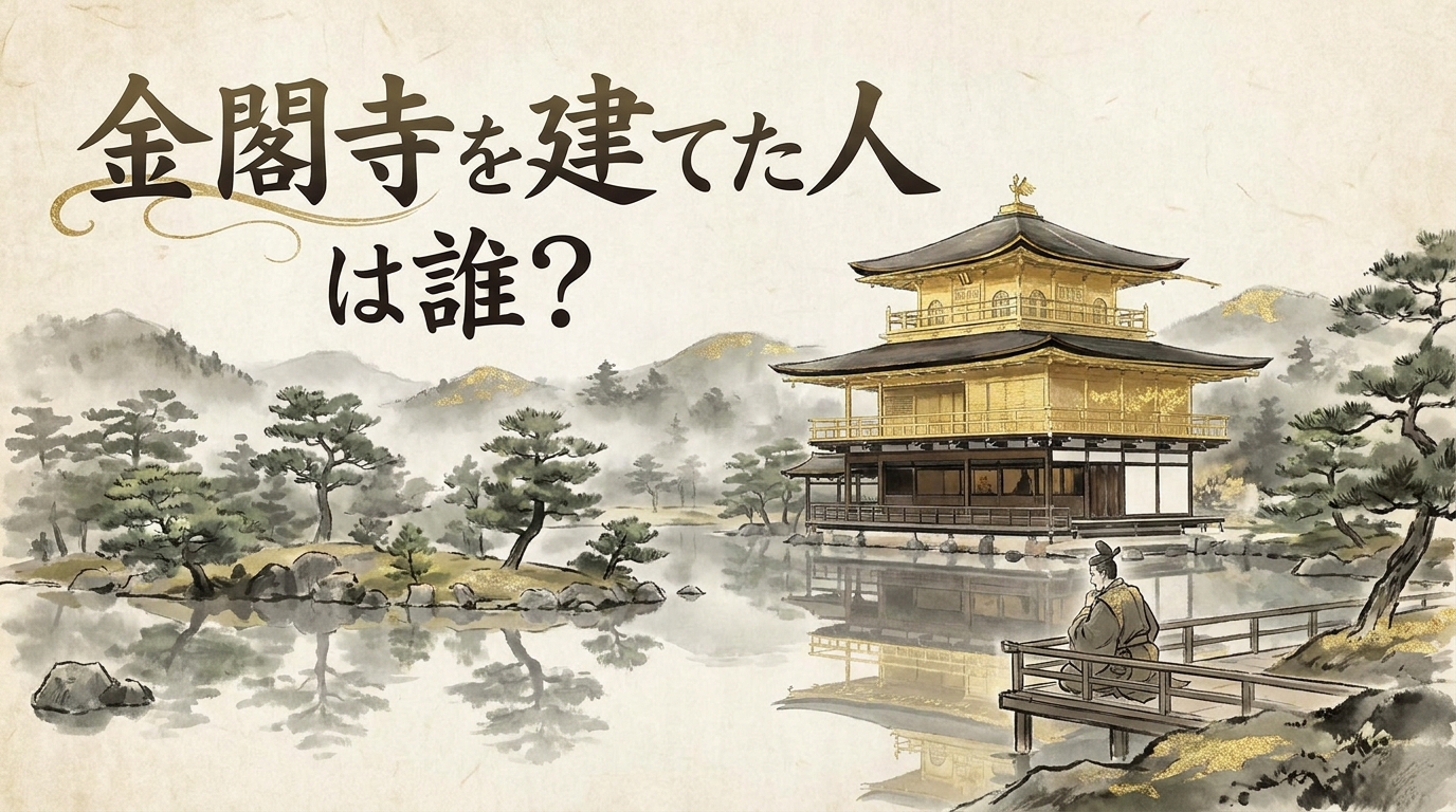 金閣寺を建てた人は誰?