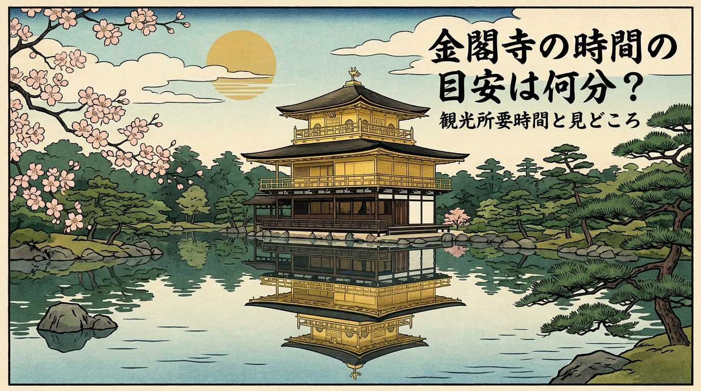 金閣寺の時間の目安は何分?