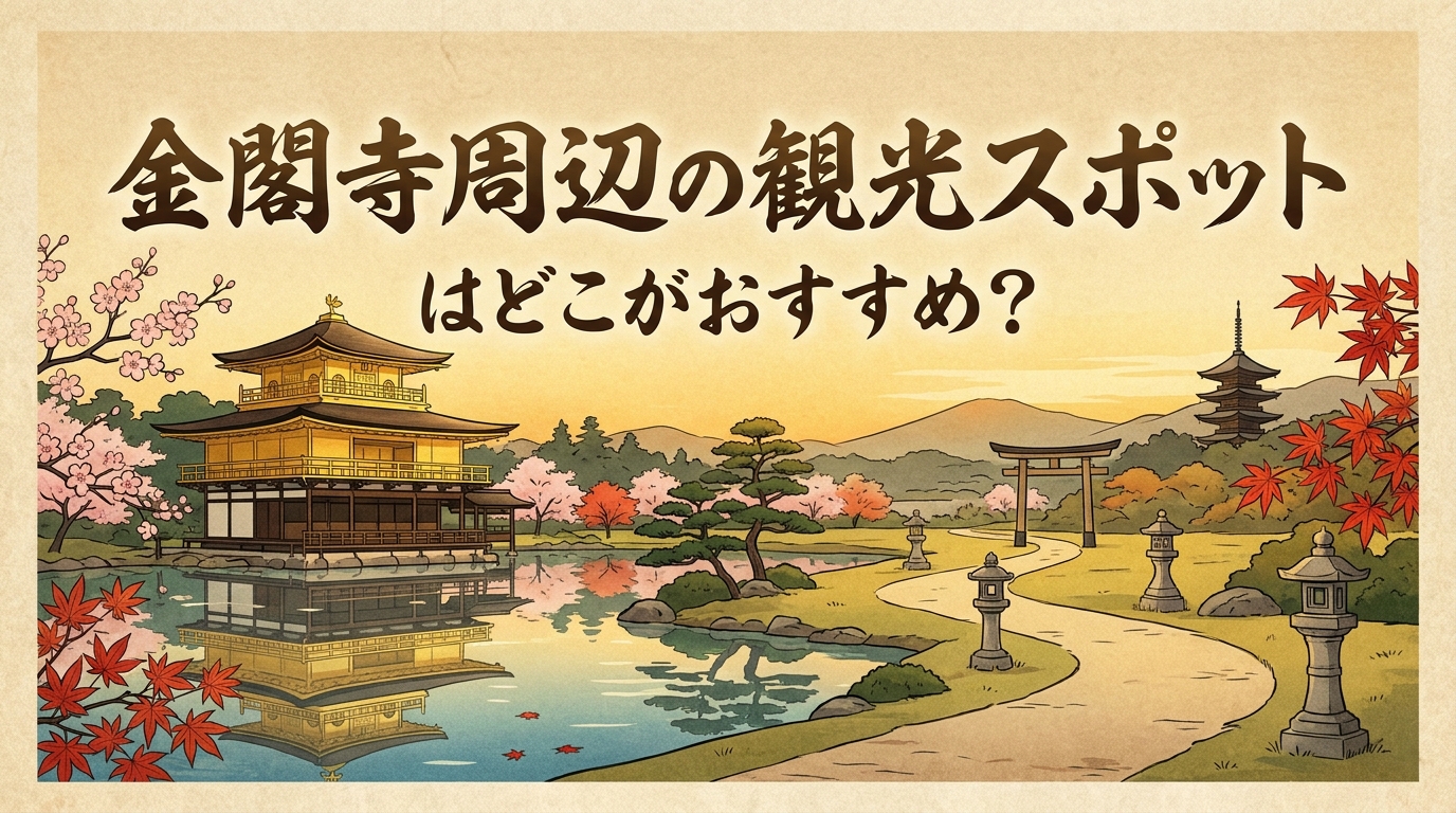 金閣寺周辺の観光スポットはどこがおすすめ?