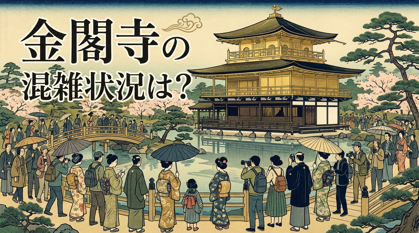 金閣寺の混雑状況は？