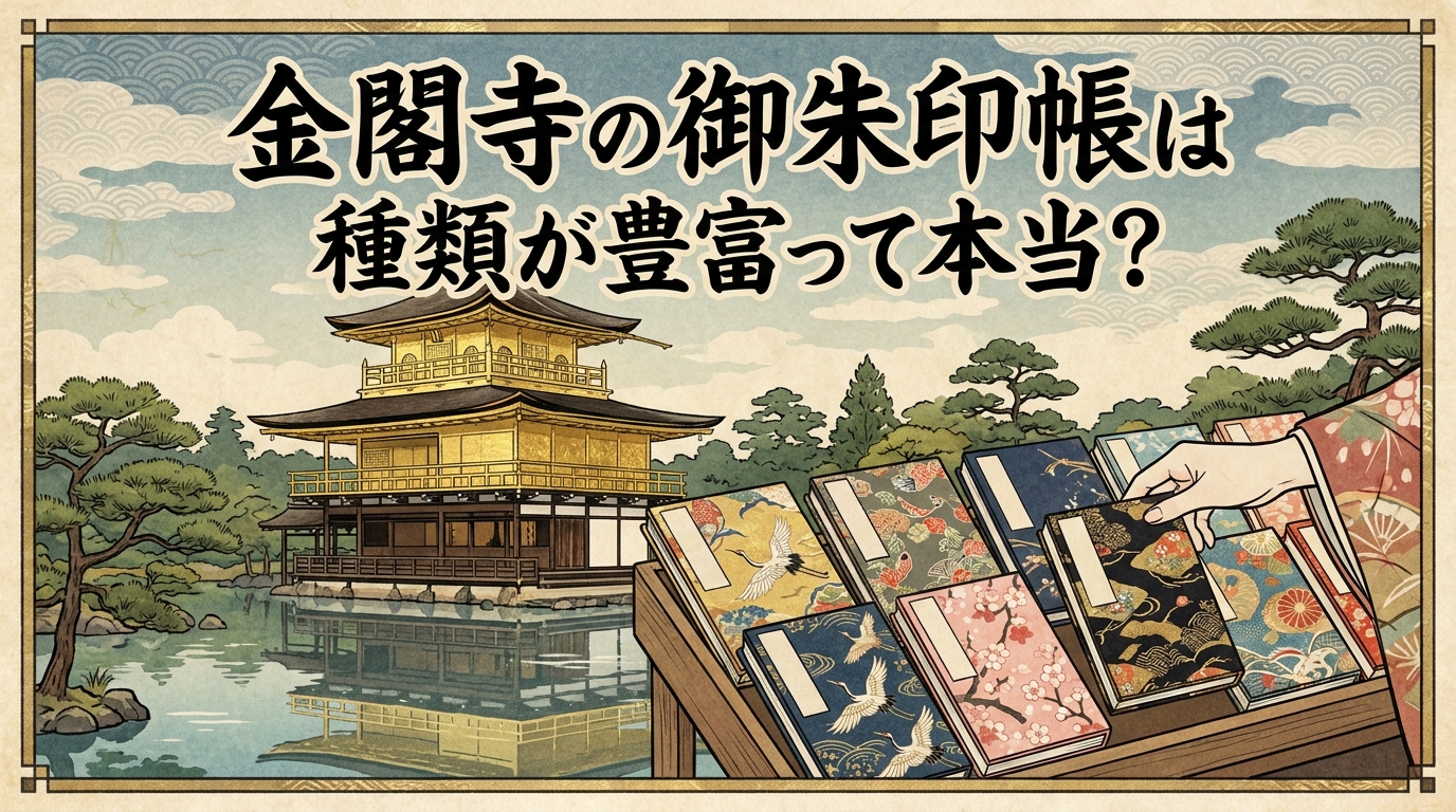 金閣寺の御朱印帳は種類が豊富って本当?