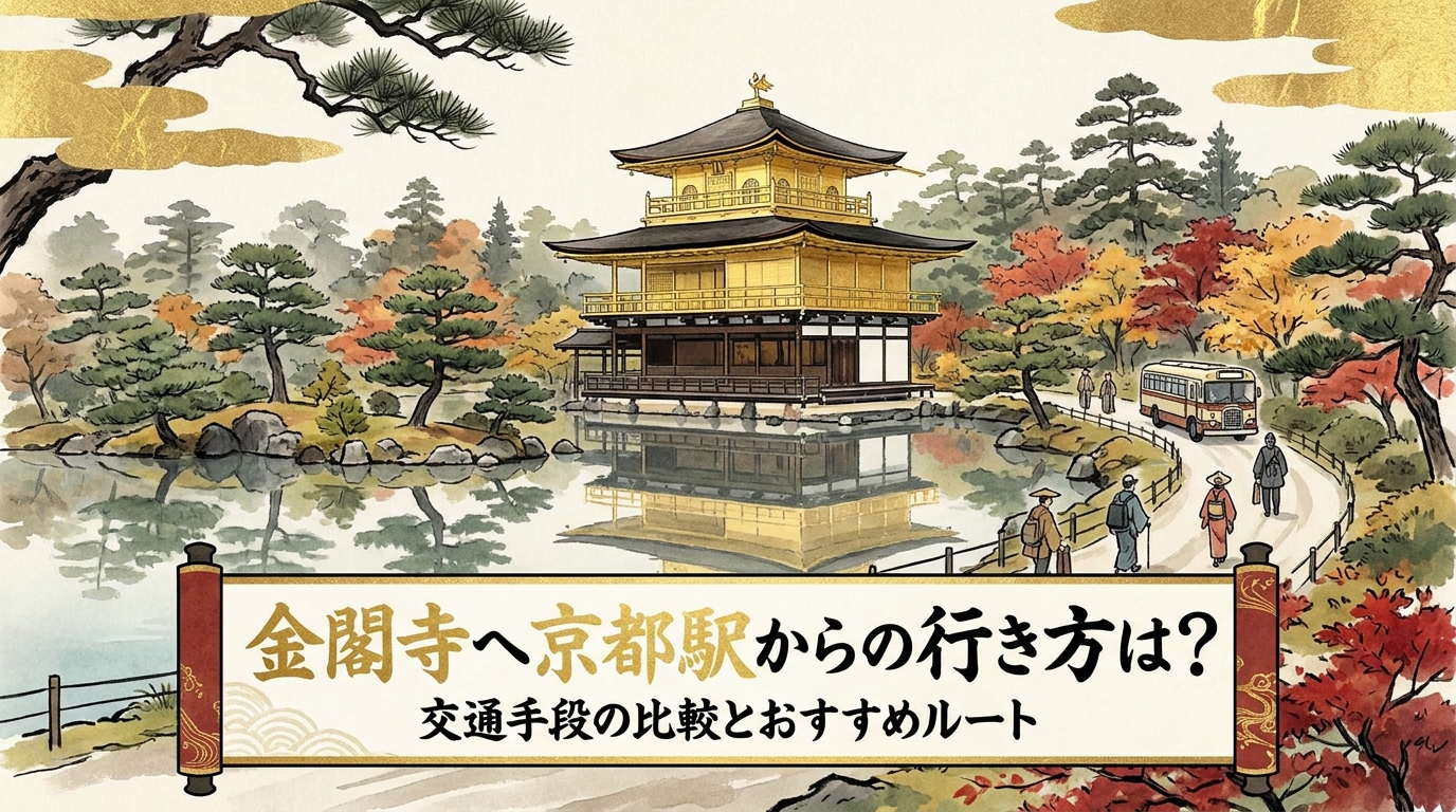 金閣寺へ京都駅からの行き方は?