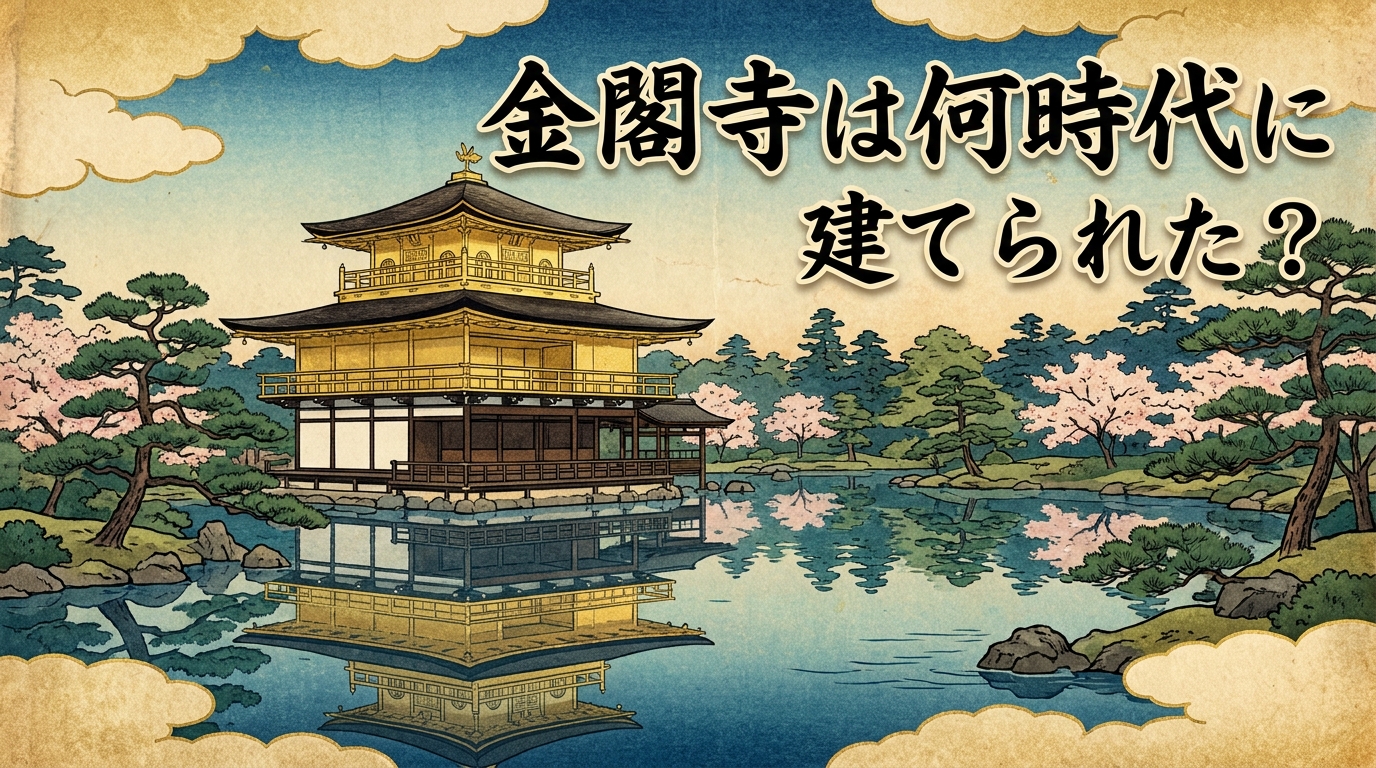 金閣寺は何時代に建てられた？