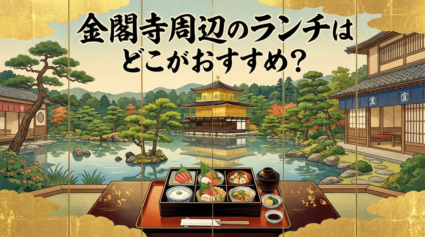 金閣寺周辺のランチはどこがおすすめ?
