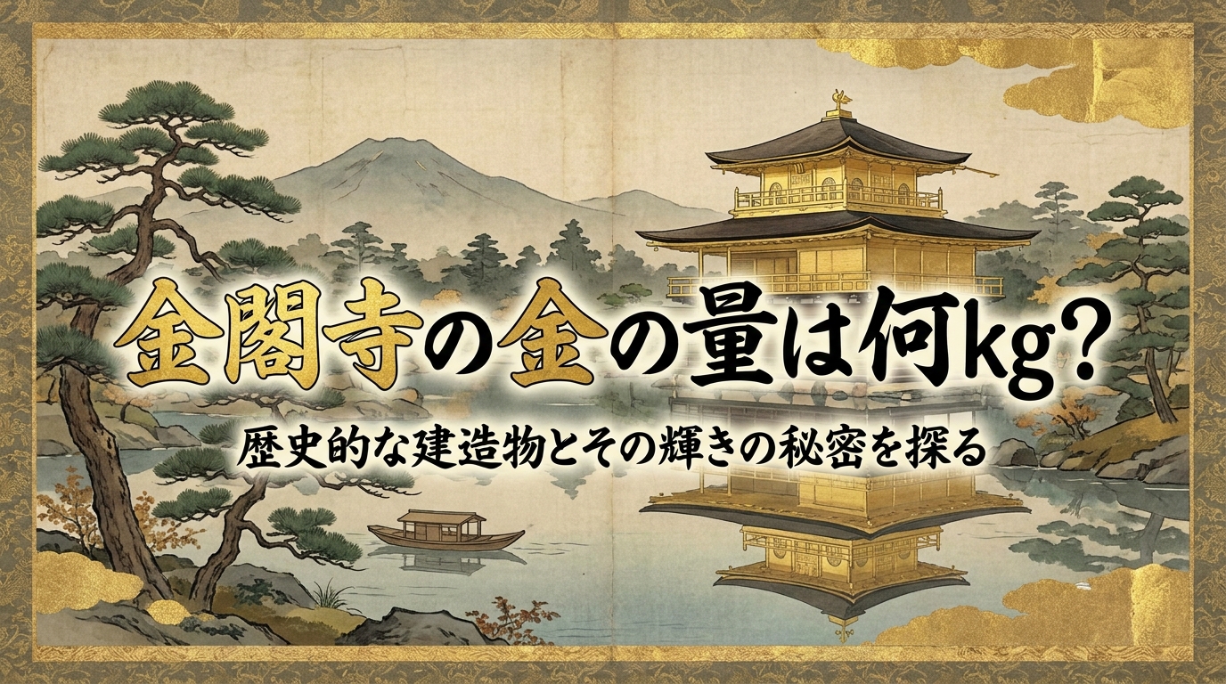金閣寺の金の量は何kg？