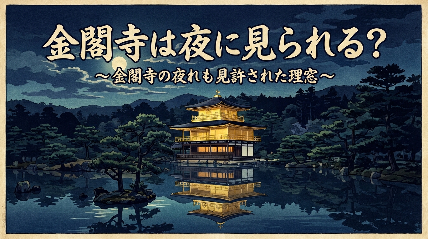 金閣寺は夜に見られる？