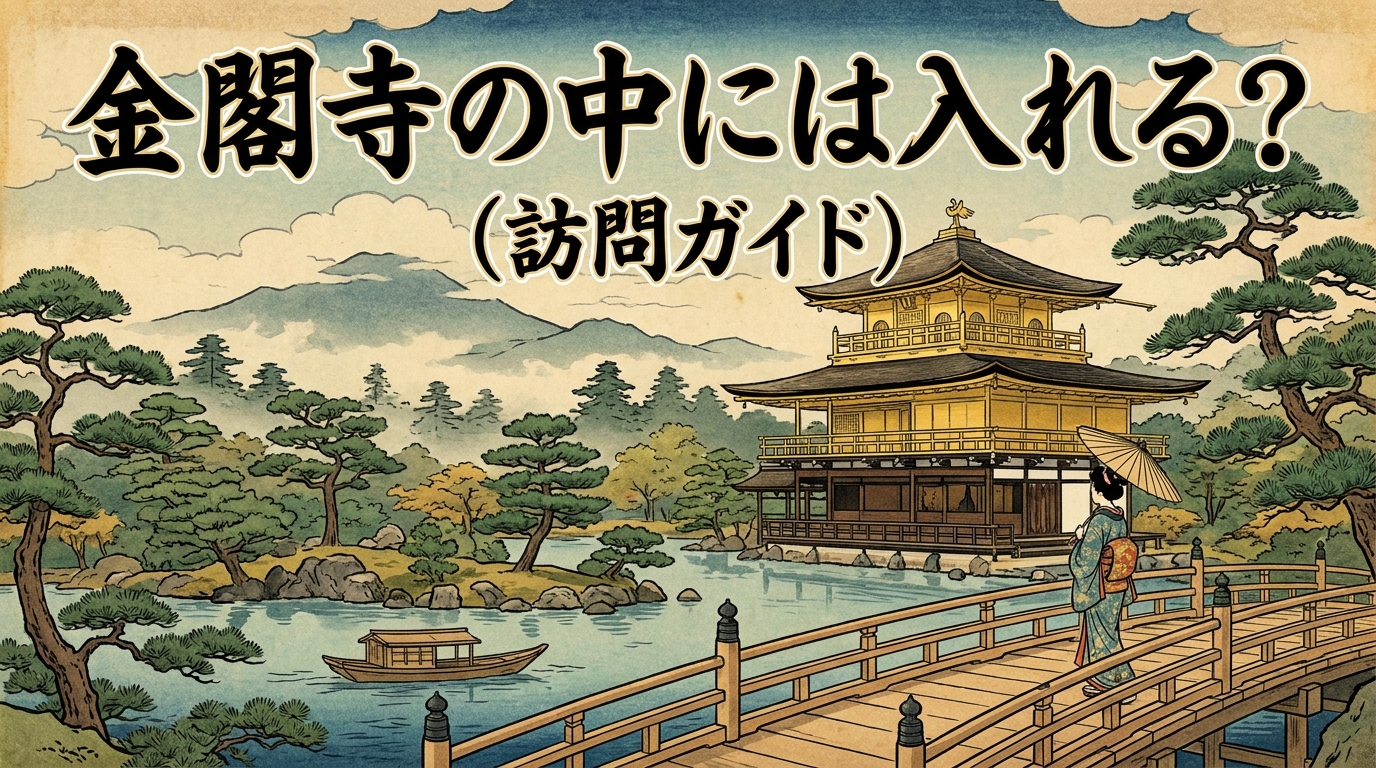 金閣寺の中には入れる？