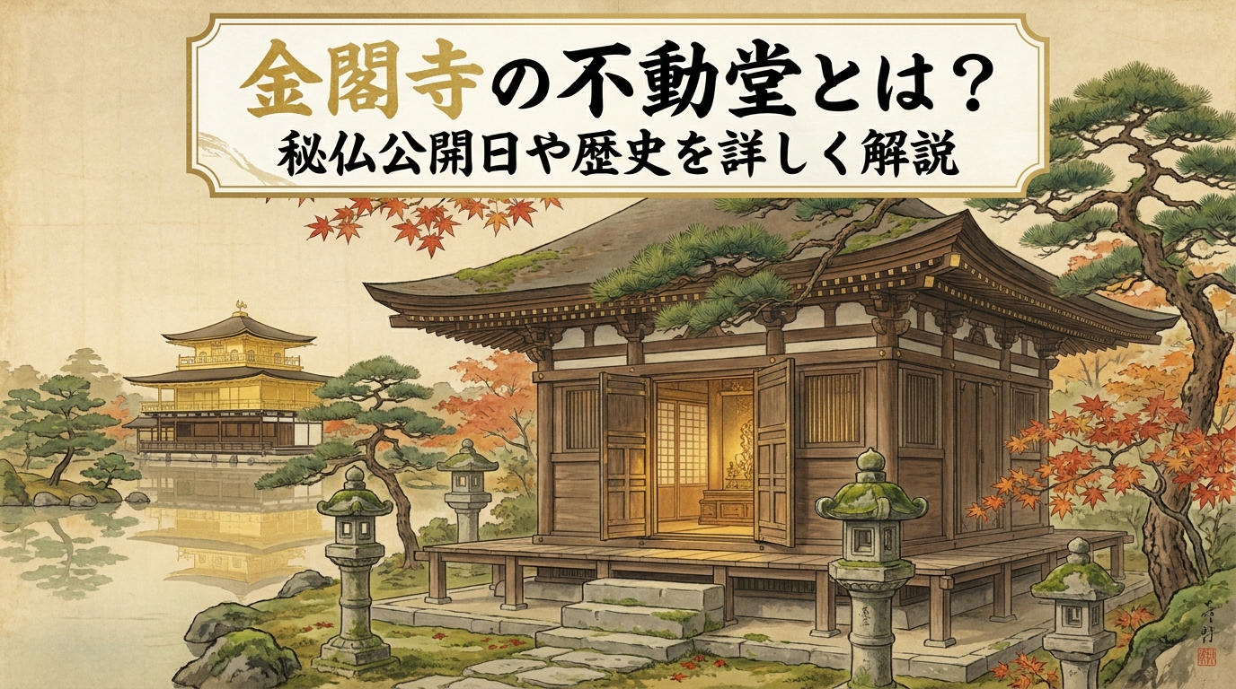 金閣寺の不動堂とは?秘仏公開日や歴史を詳しく解説
