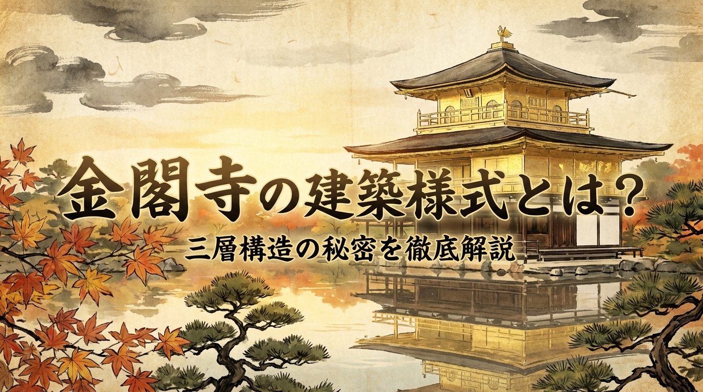金閣寺の建築様式とは？三層構造の秘密を徹底解説